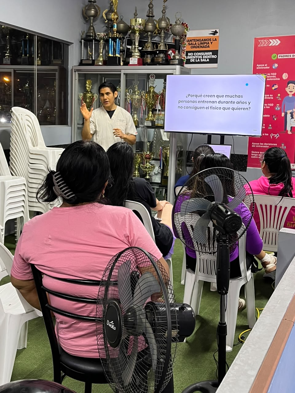 Sesión de orientación nutricional presencial